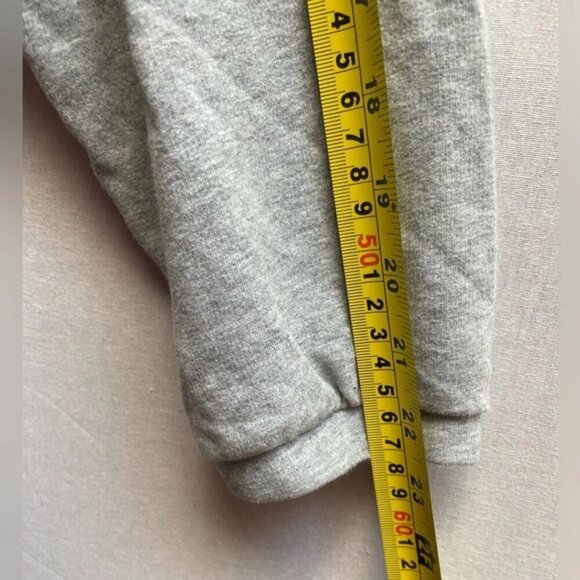 Aritzia The Group Babaton Weekender Crop Cotton Oversize Hoodie Grey Size M - Picture 6 of 11
